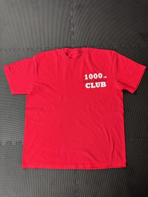 TWLT Athletics 1000lb Club Pump Cover - Red Pump Cover With White & Black Logo